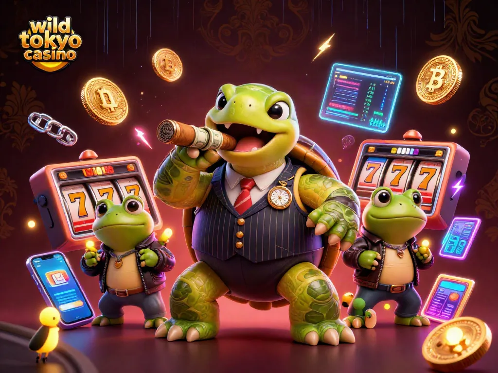 Join the action at wild tokyo casino with vibrant 3D characters and engaging gaming elements.