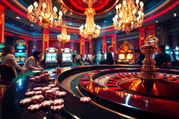 Players engaging in thrilling casino fun, exploring JUMLAH BACKLINK opportunities on the roulette table.