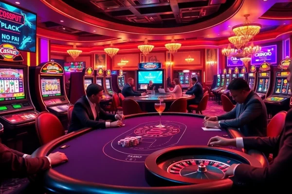 Experience the excitement at C168 mobi casino with vibrant slot machines and high-stakes poker action.